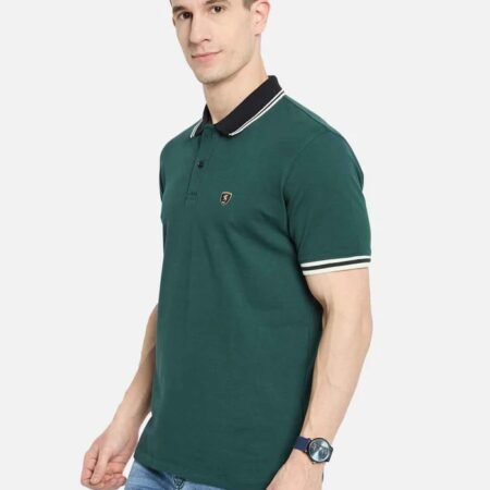 Octave Men Polo Contrast Collar T-shirt