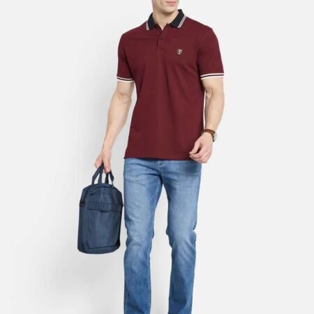 Octave Men Polo Collar T-shirt