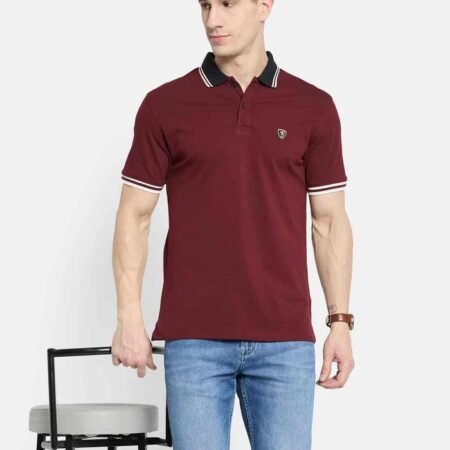 Octave Men Polo Collar T-shirt