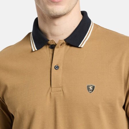 Octave Men Polo Contrast Collar T-shirt