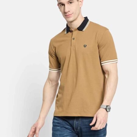 Octave Men Polo Contrast Collar T-shirt